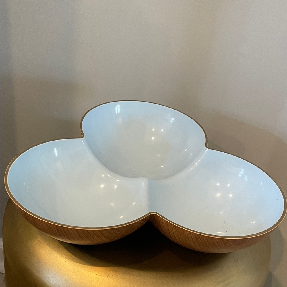 Mid century modern decorative 3 tier bowl